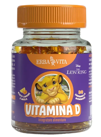 Erba Vita Disney Integratore Vitamina D 30 Gommose